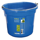 Kerbl Secchio per Mangime e Acqua Flat Back Blu