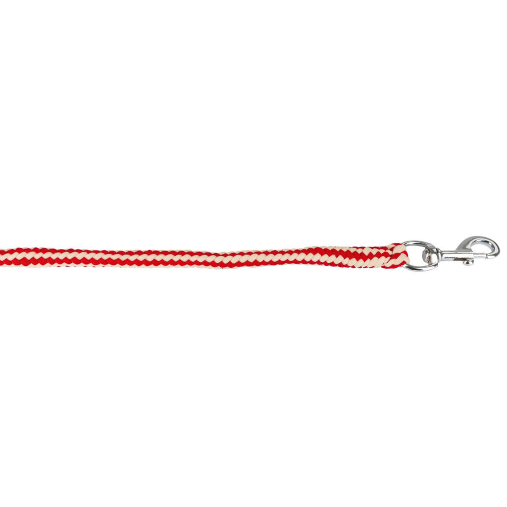 Covalliero Corda per Cavezza Hippo con Moschettone Bordeaux/Beige