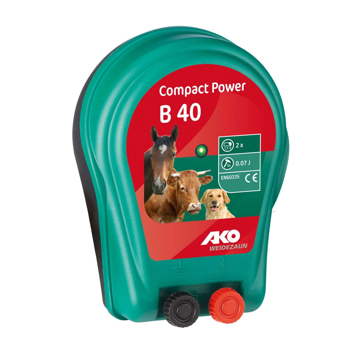 Ako Batteria per Recinzione Hobby Power B40 0,04 Joule