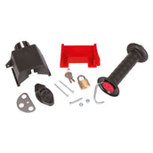 Ako Blocco maniglia cancello Nero/Rosso