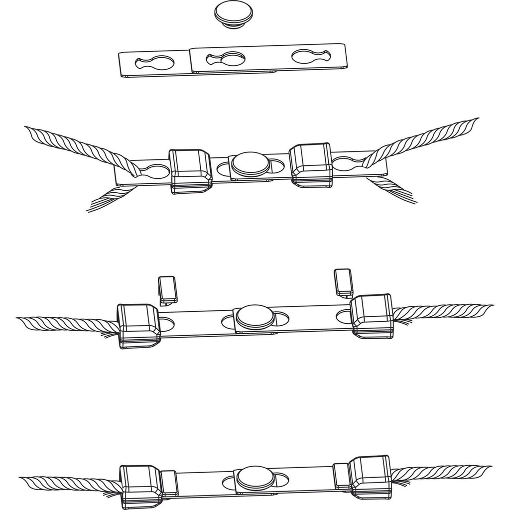 Kerbl Frizione di sicurezza Litzclip 6 pezzi