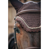 Kentucky Horsewear Copriorecchie Wellington Stone & Pearl Marrone scuro