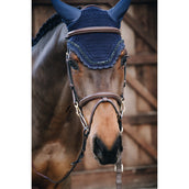 Kentucky Horsewear Copriorecchie Wellington Stone & Pearl Soundless Dark Navy