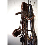 Kentucky Horsewear Copertura per capezzina Sheepskin Marrone