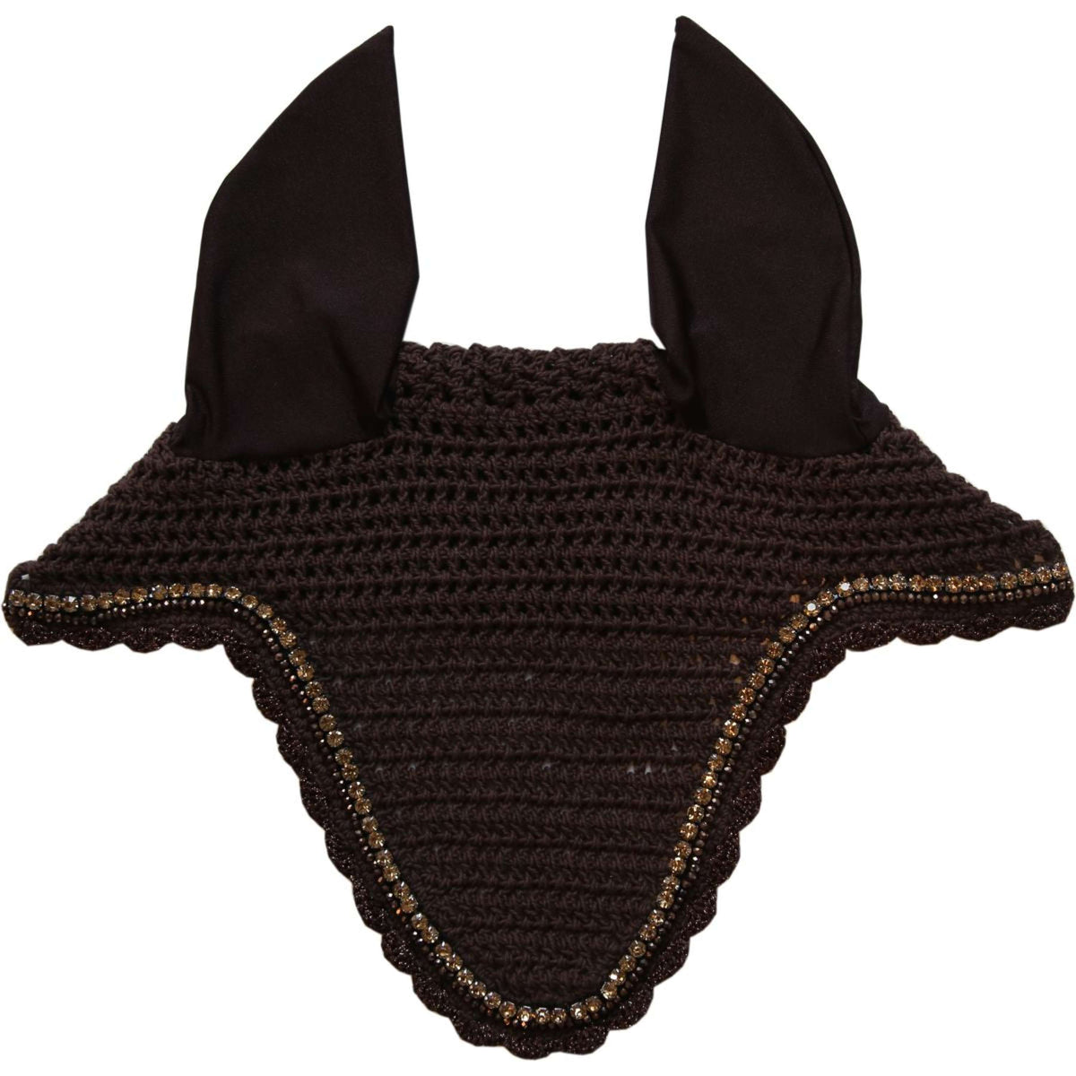 Kentucky Horsewear Copriorecchie Long Stone & Pearl Soundless Marrone