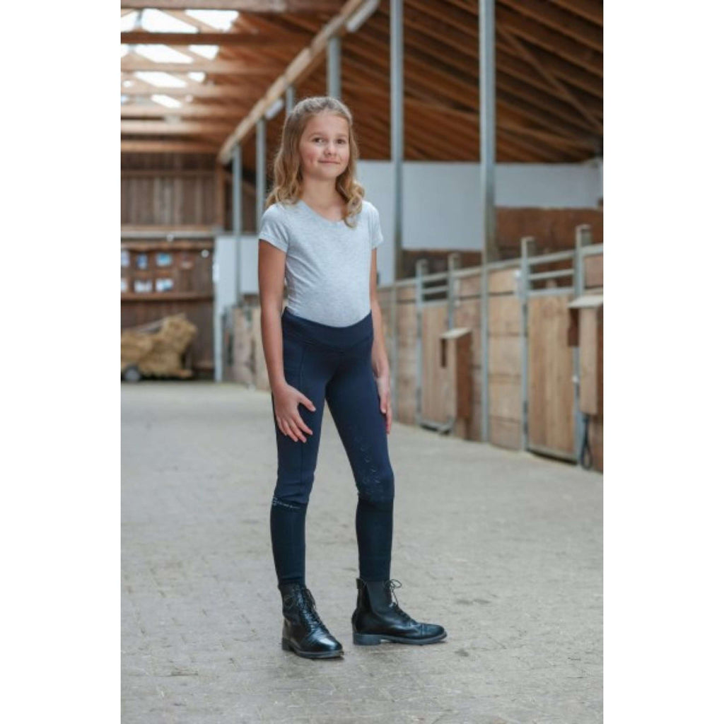 Covalliero Leggings da Equitazione ClassicStar Bambini Navy