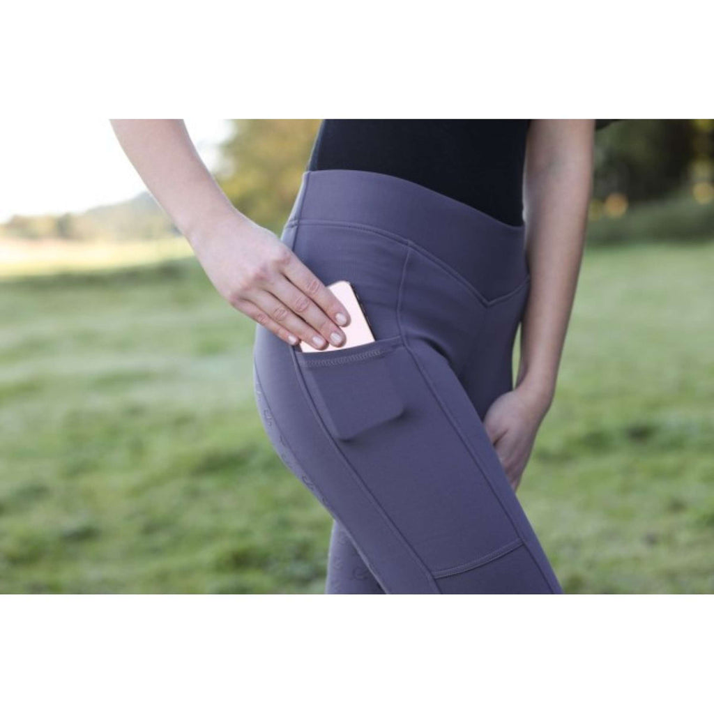 Covalliero Leggings da Equitazione ClassicStar Graphite