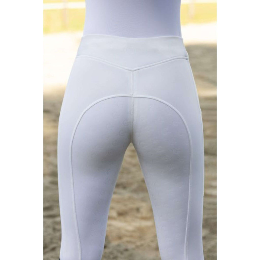 Covalliero Leggings da Equitazione ClassicStar Bianco