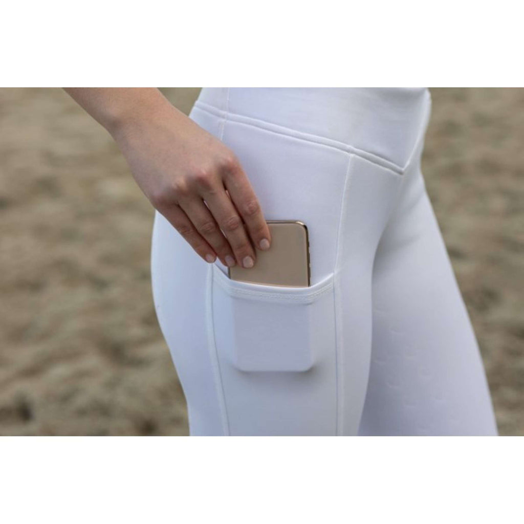 Covalliero Leggings da Equitazione ClassicStar Bianco