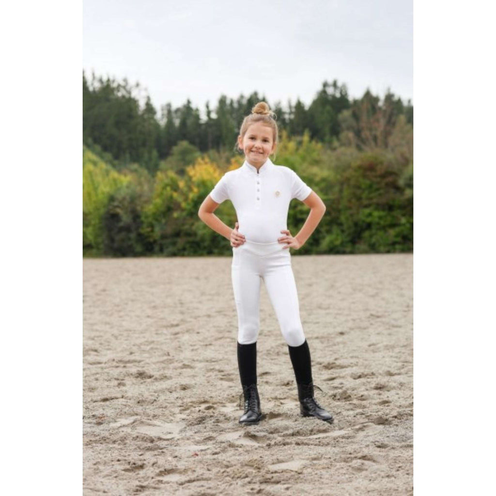 Covalliero Leggings da Equitazione ClassicStar Bianco