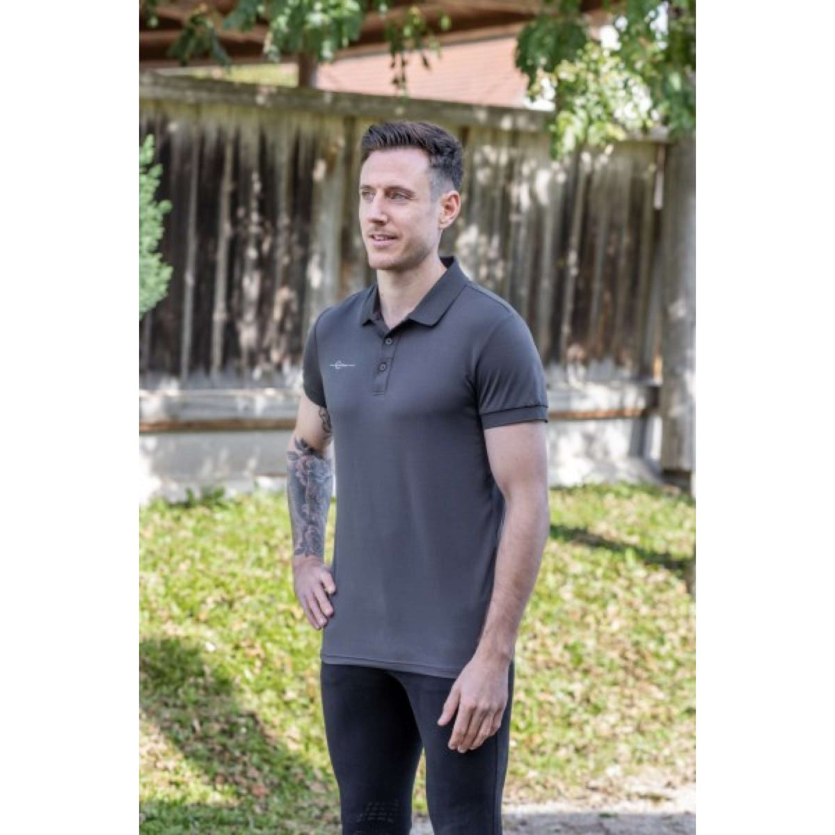 Covalliero Polo da uomo Grafite