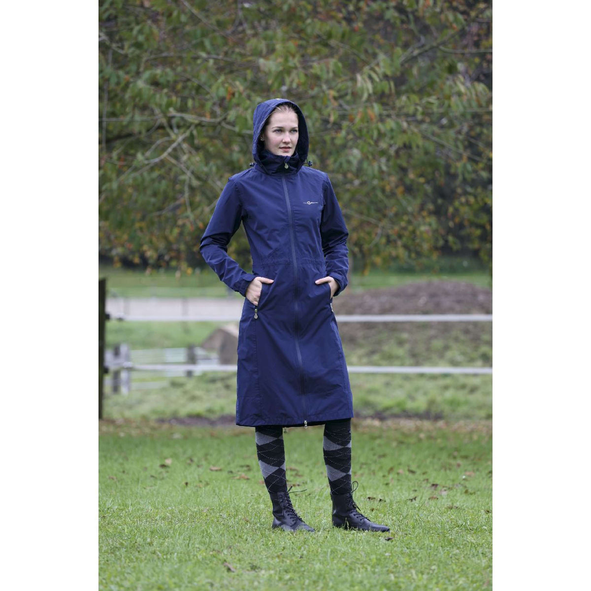 Covalliero Giacca per Equitazione e Outdoor Navy
