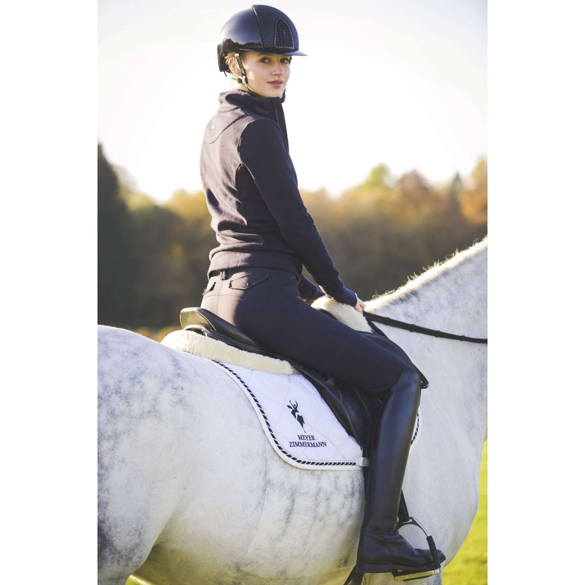 Covalliero Calzoni Janne x PinkRibbon Dark Navy