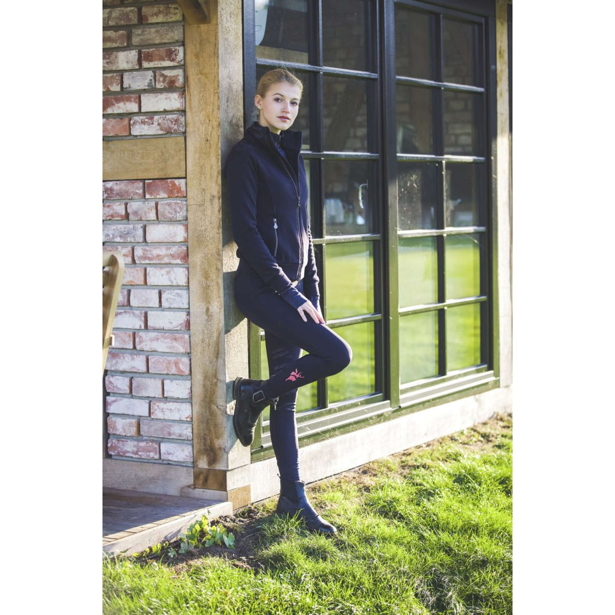 Covalliero Calzoni Janne x PinkRibbon Dark Navy