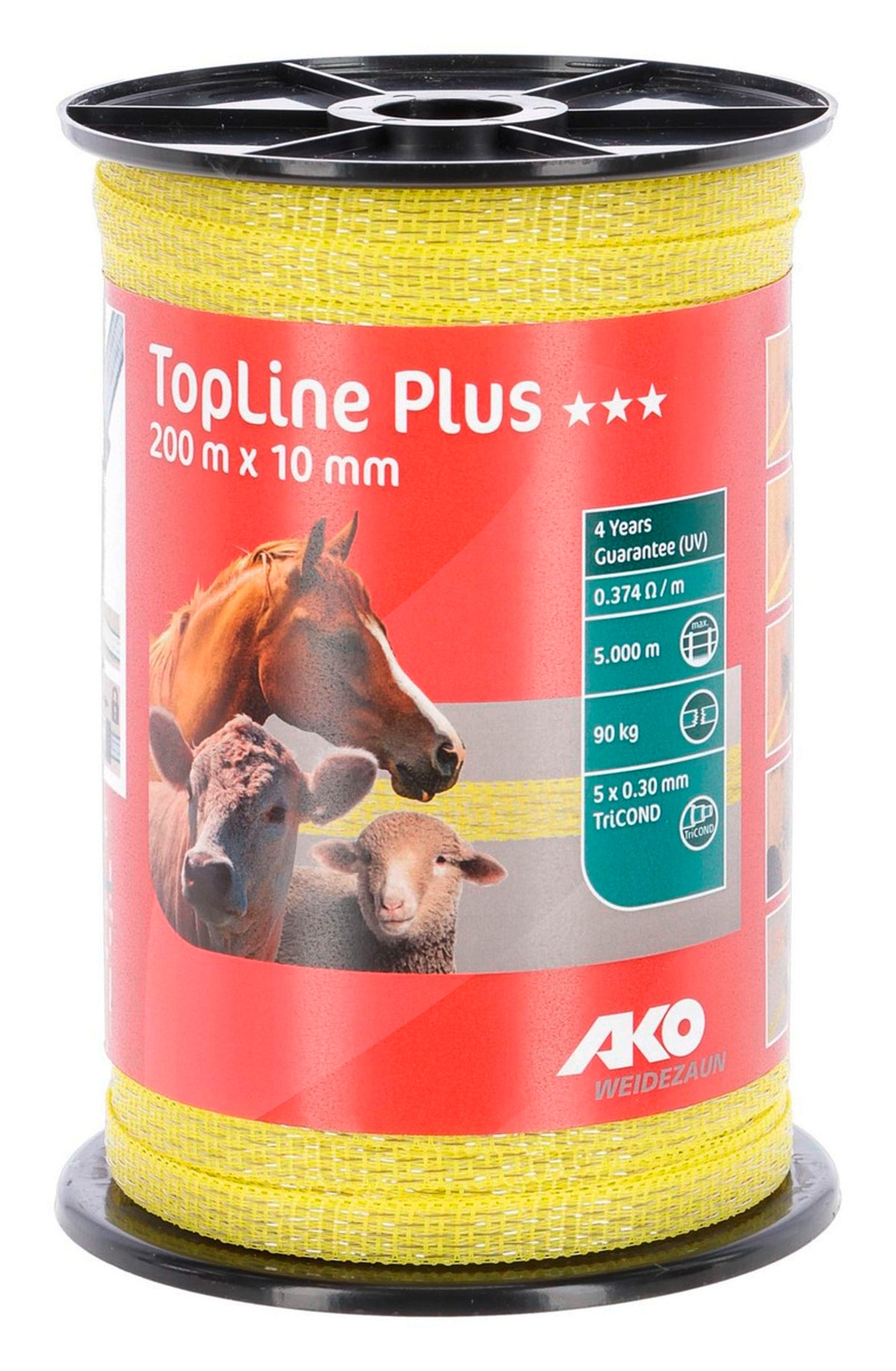 Ako Nastro Top Line Plus 5x0,30 TriCond Giallo