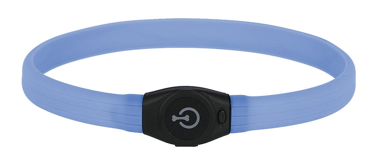 Kerbl Halsband Langhaar LED Blu