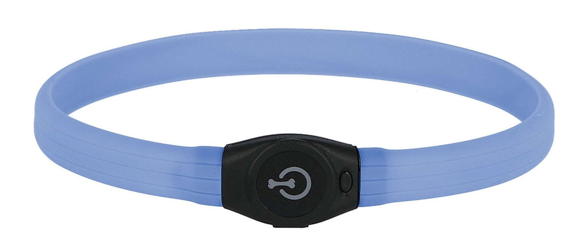 Kerbl Halsband Langhaar LED Blu