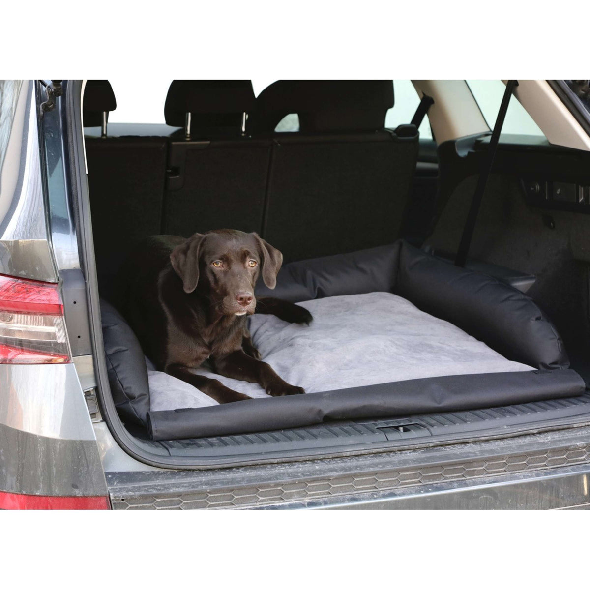 Kerbl Cuscino per baule Nero/Grigio
