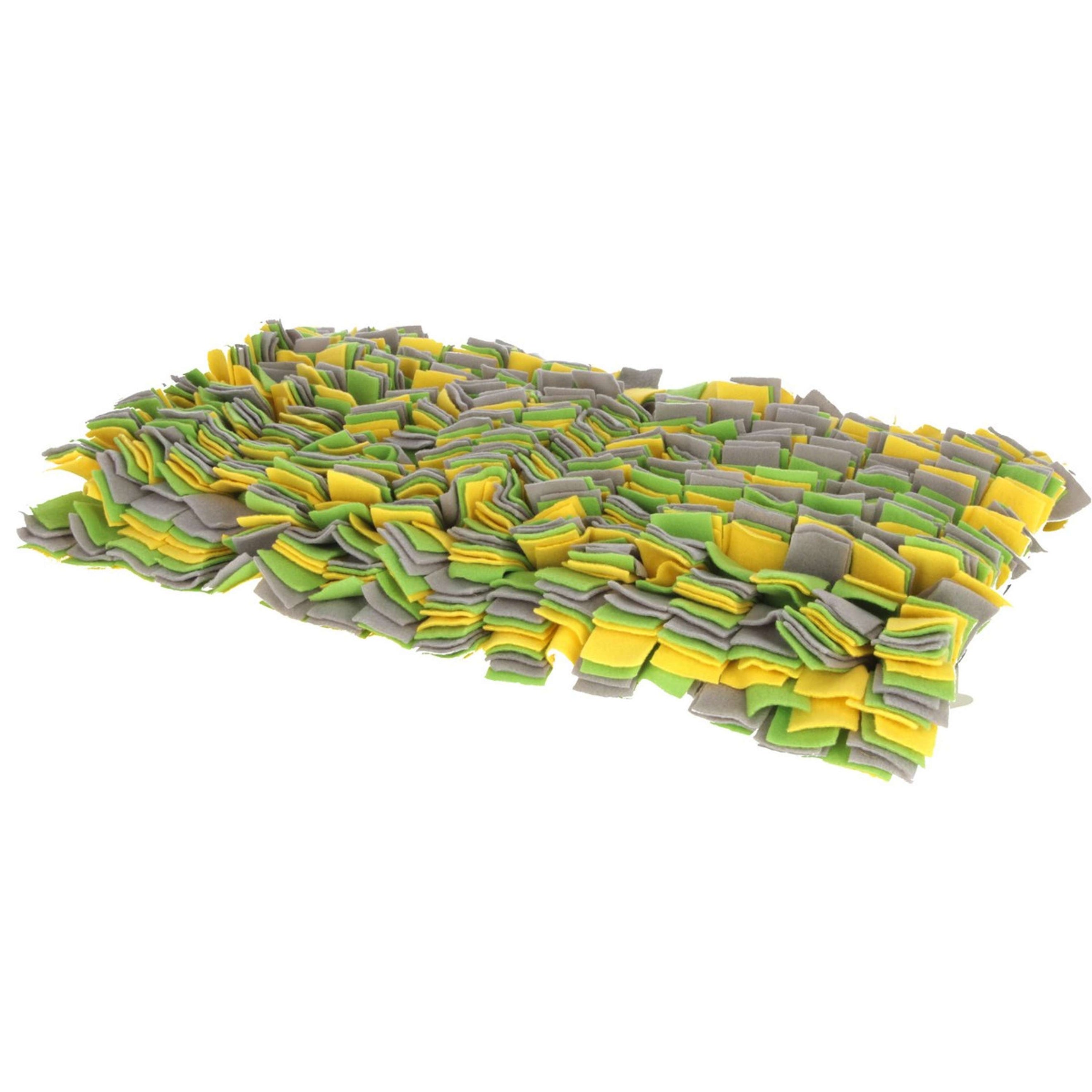 Kerbl Tappetino da fiuto Giallo/Verde/Grigio Kerbl Tappetino da fiuto Giallo/Verde/Grigio