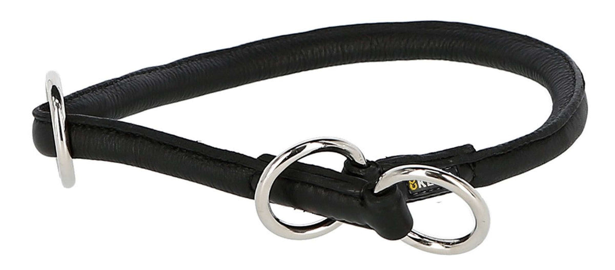 Kerbl Halsband Roma Pelle bovina con fermo Nero