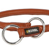 Kerbl Halsband Roma Pelle bovina con fermo Cognac