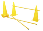 Kerbl Set Pali di Agilità Rosso/Giallo