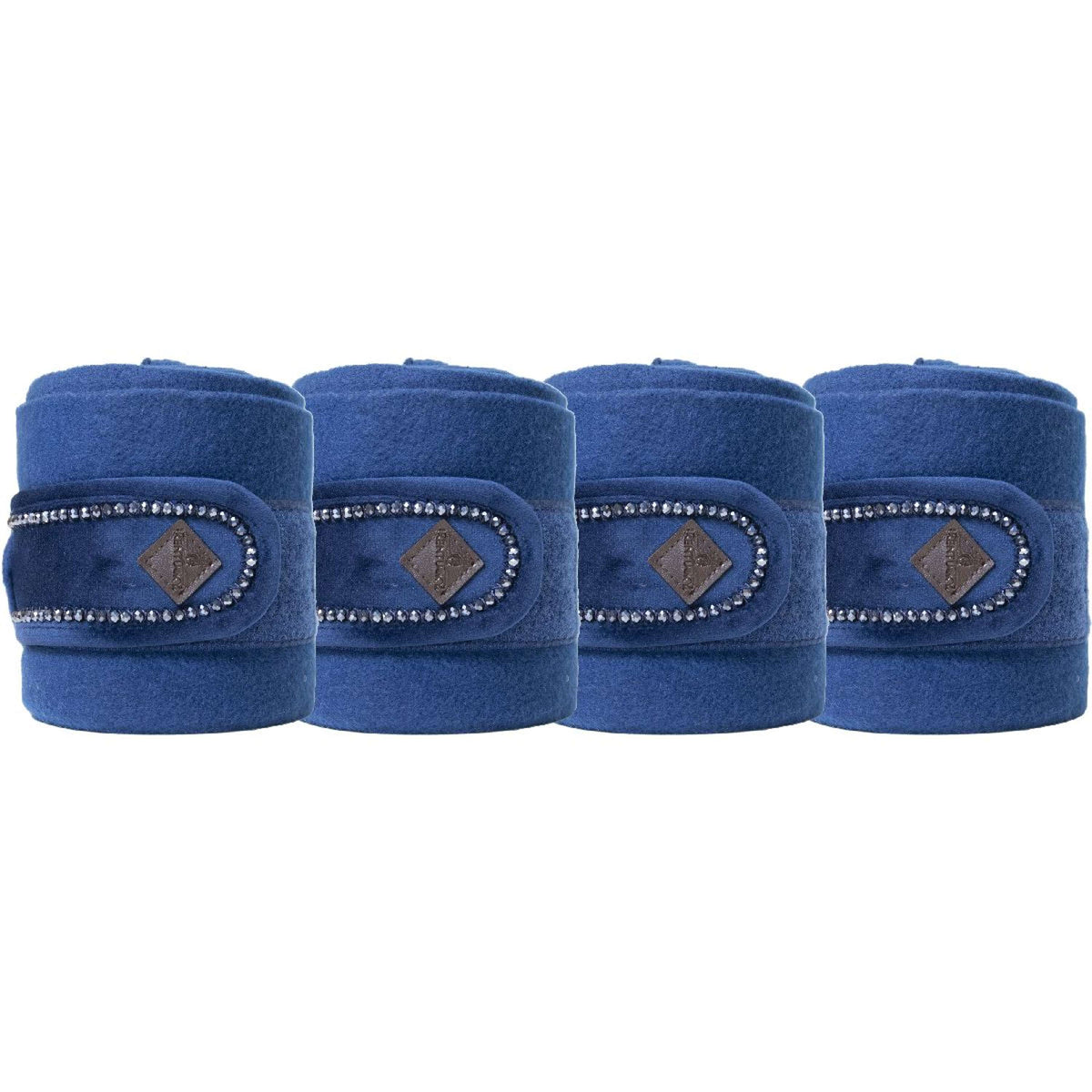 Kentucky Horsewear Bende Polar Fleece Velvet Pearls Navy
