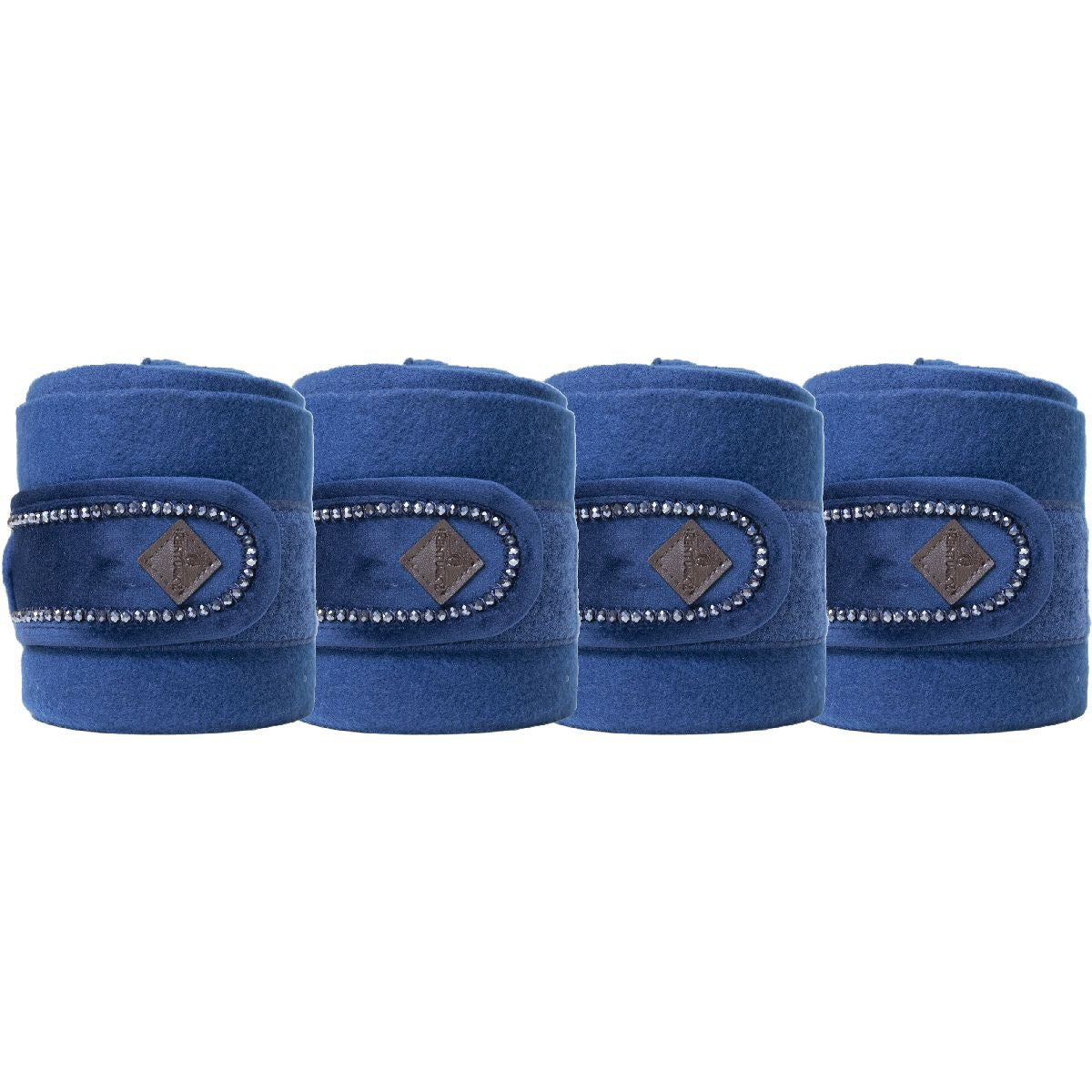 Kentucky Horsewear Bende Polar Fleece Velvet Pearls Navy