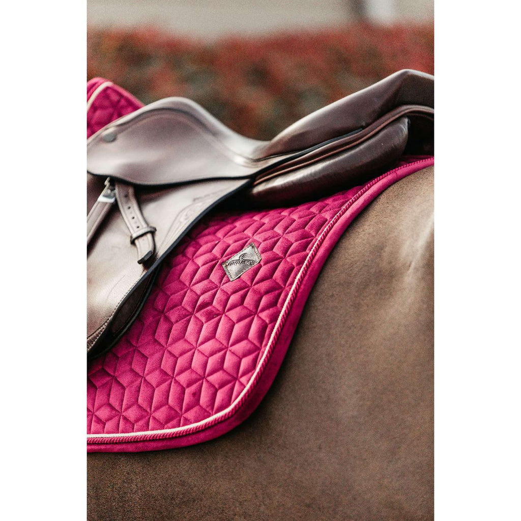 Kentucky Horsewear Sottosella Velvet Saltando Fuchsia