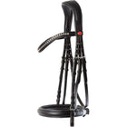 Kieffer Testiera Ultrasoft Sue con Cristalli Nero/Bianco