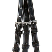 Kieffer Testiera Ultrasoft Sue con Cristalli Nero/Marrone chiaro