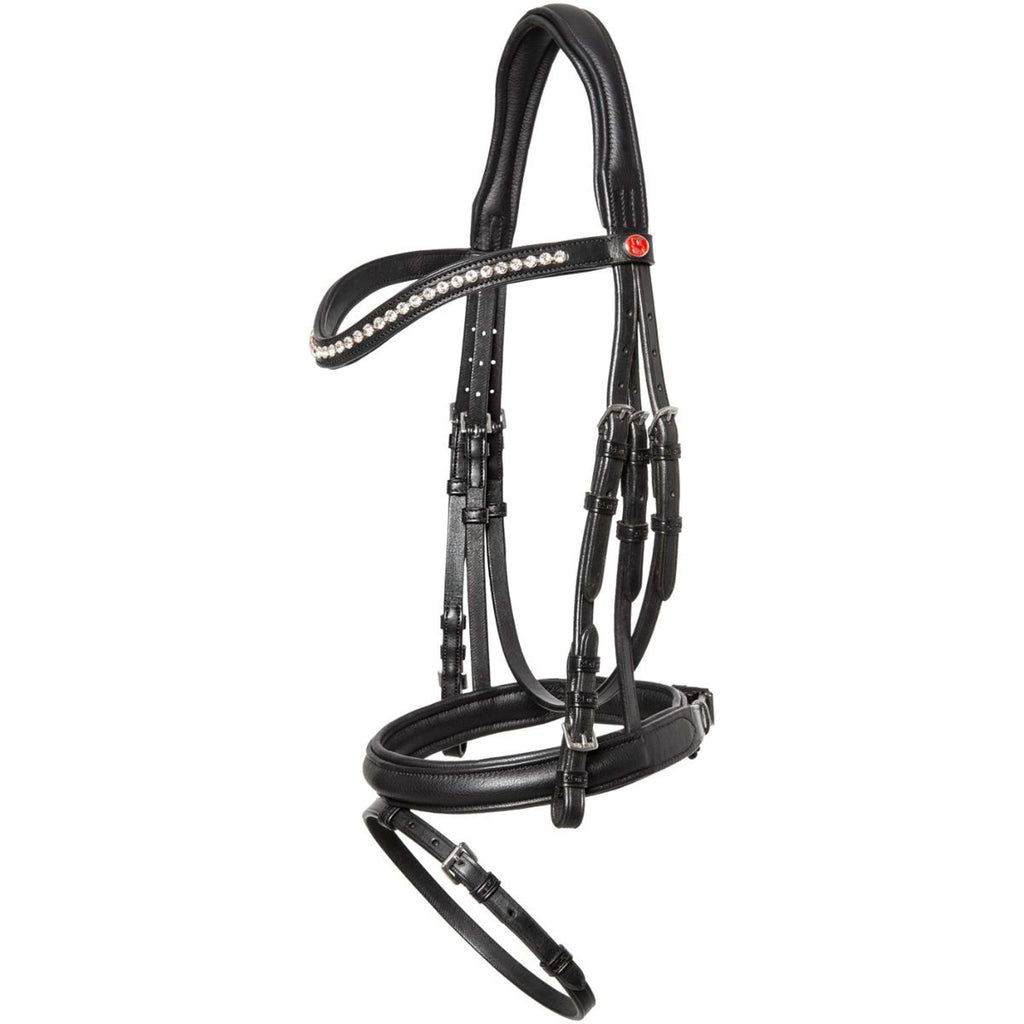 Kieffer Briglia Ultrasoft Haflinger Nero/Bianche Pietre