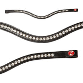 Kieffer Briglia Ultrasoft Haflinger Nero/Bianche Pietre