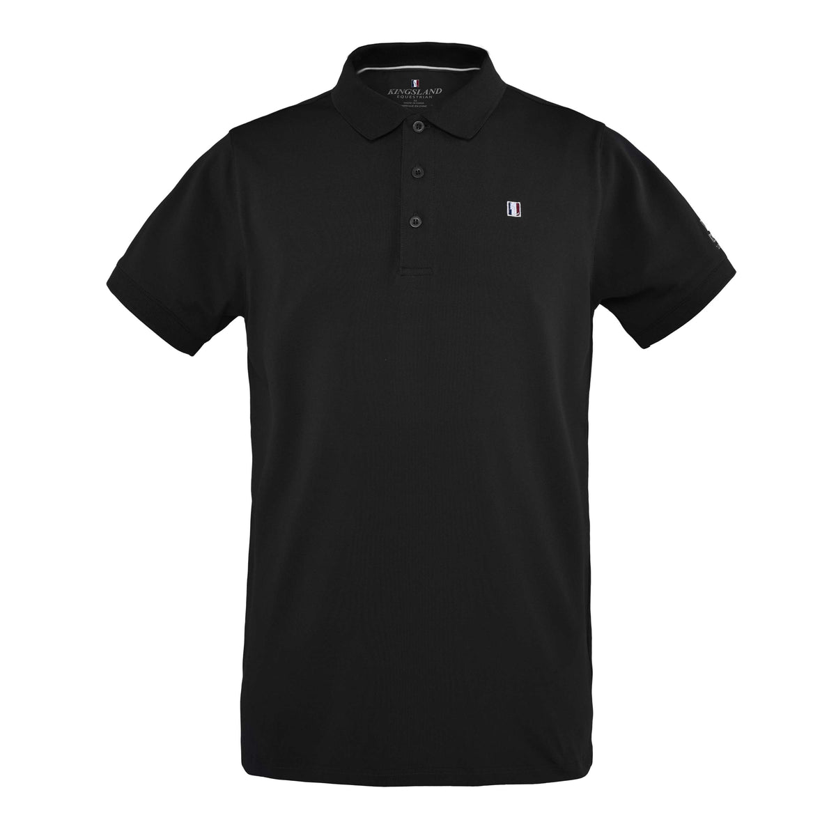 Kingsland Shirt Classic Pique Uomini Nero