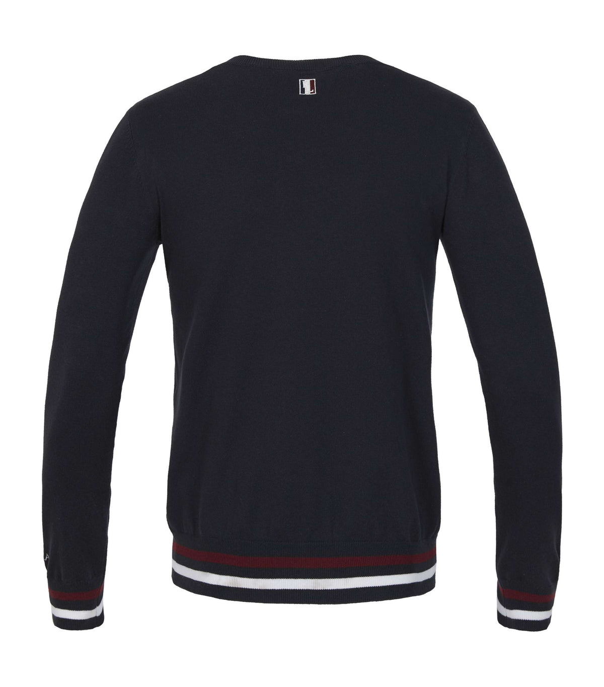 Kingsland Shirt Classic Knitted V-Neck Uomini Navy