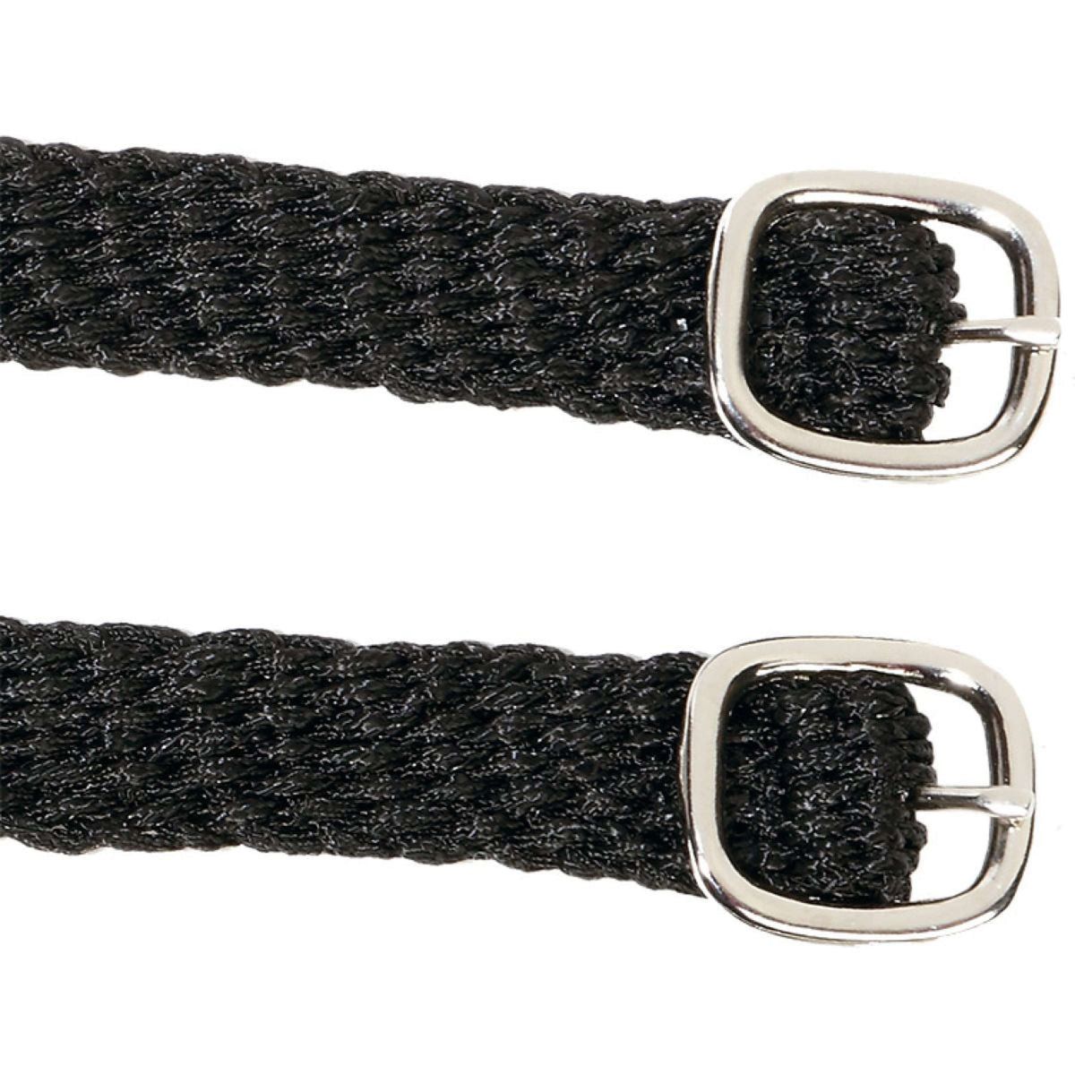 Kavalkade Sporenriemen Nylon intrecciato Nero