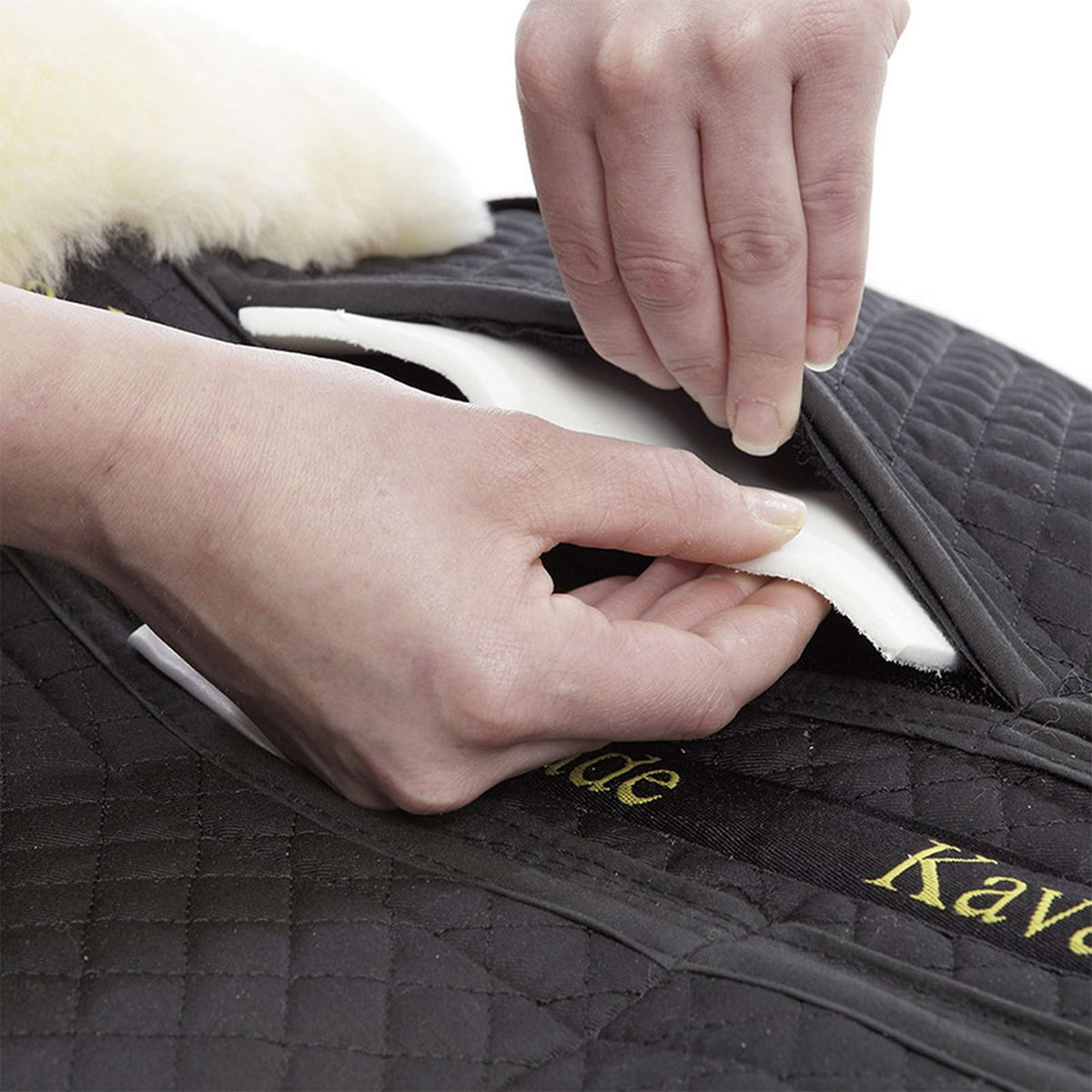 Kavalkade Cuscino per Sella Nero/Beige