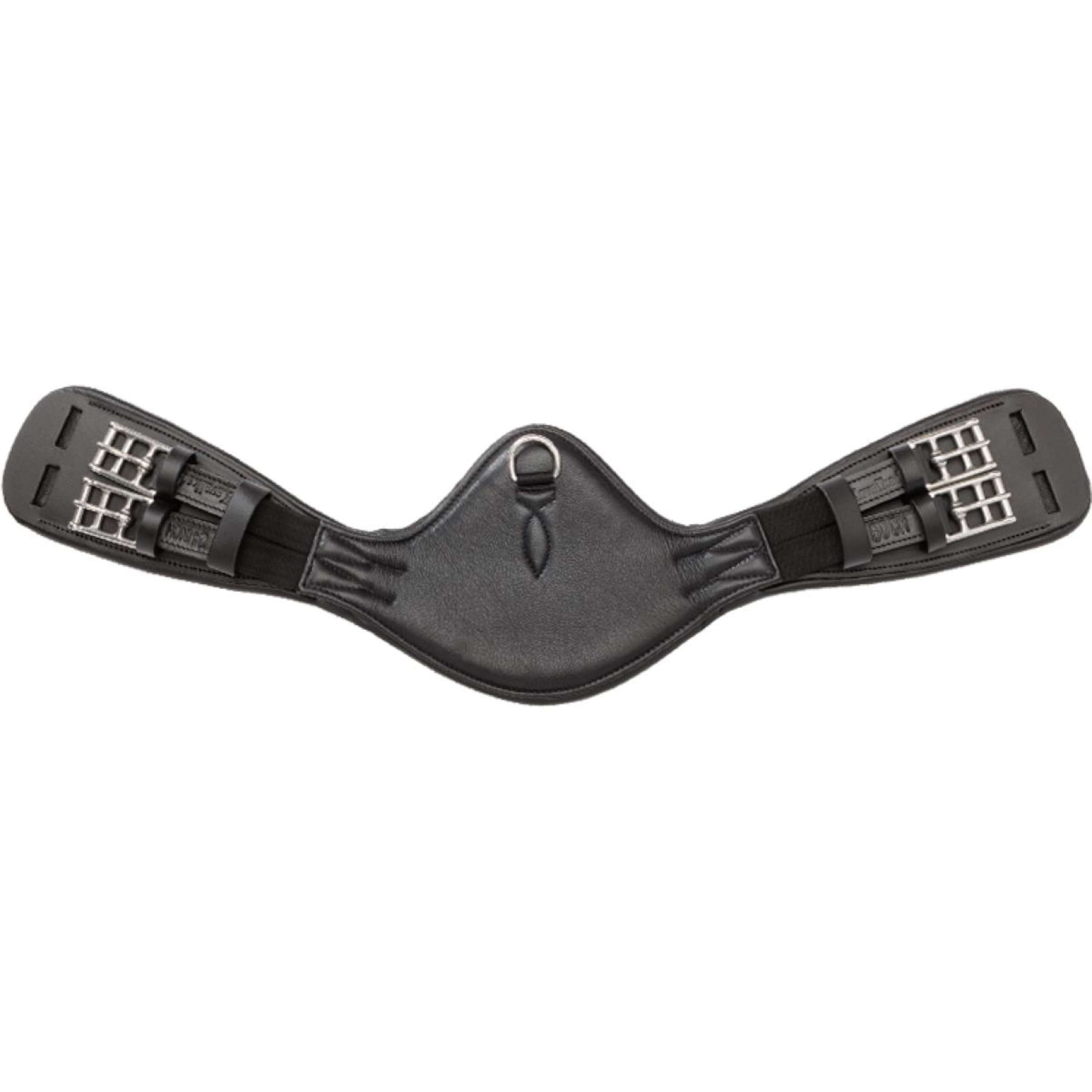 Kavalkade Sottopancia da dressage Casper Soft Leather con Elastico Nero Kavalkade Sottopancia da dressage Casper Soft Leather con Elastico Nero