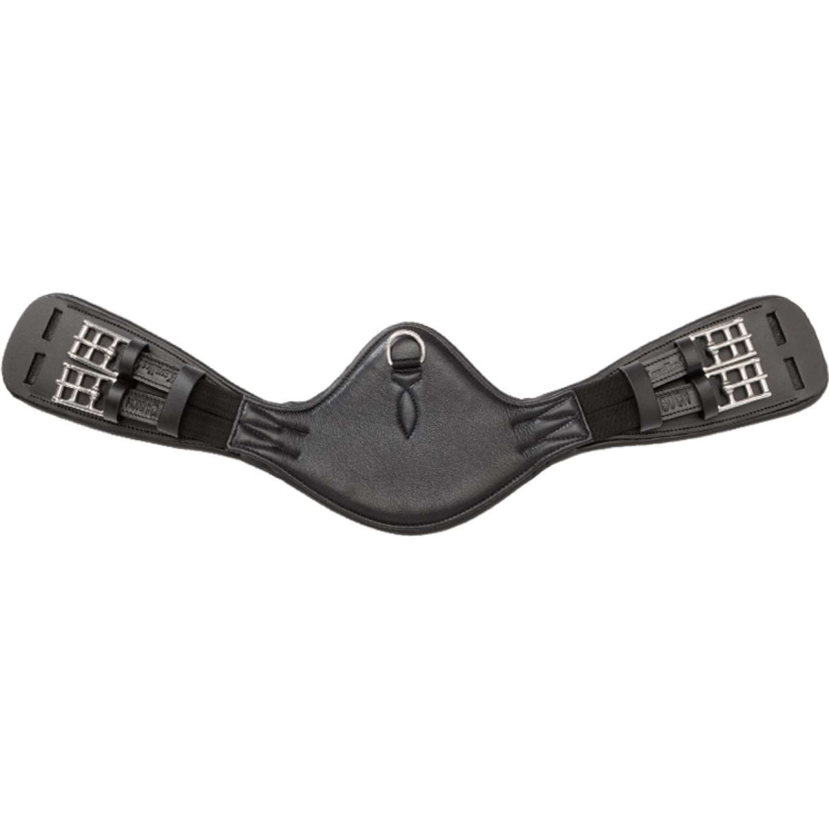 Kavalkade Sottopancia da dressage Casper Soft Leather con Elastico Nero