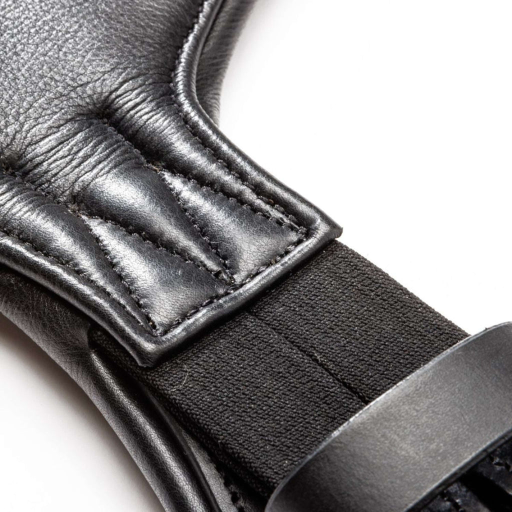 Kavalkade Sottopancia da dressage Casper Soft Leather con Elastico Nero