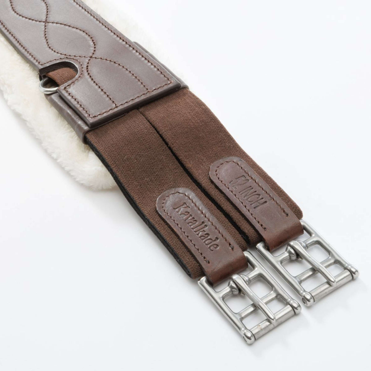 Kavalkade Sottopancia Polivalente Casper Oiled Leather Pelliccia sintetica con elastico Marrone/Naturale