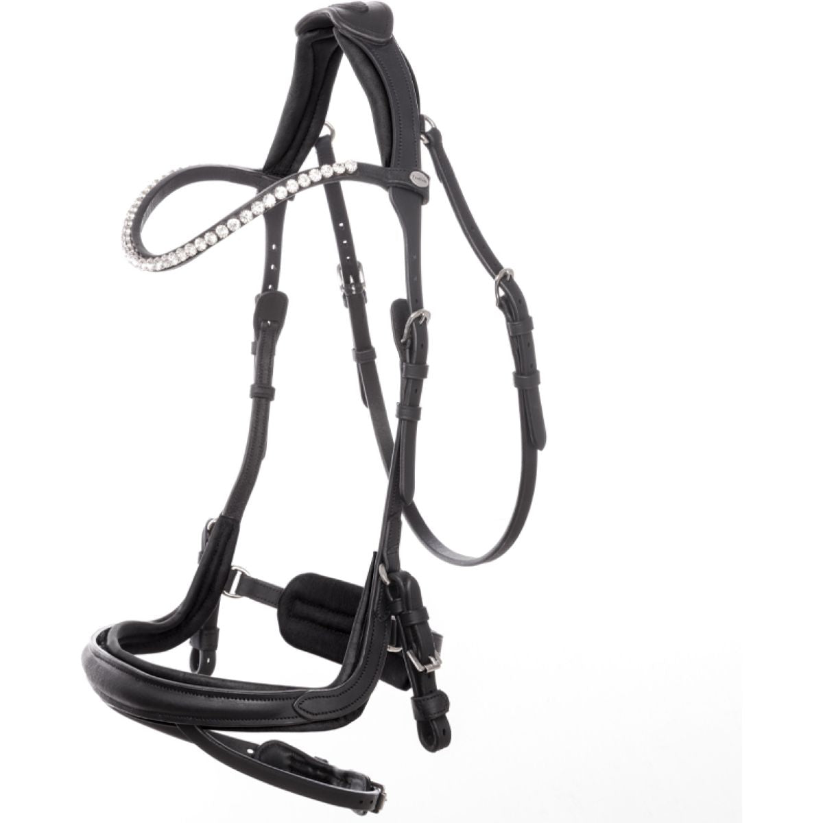 Kavalkade Briglia Caliano Nero/Argento