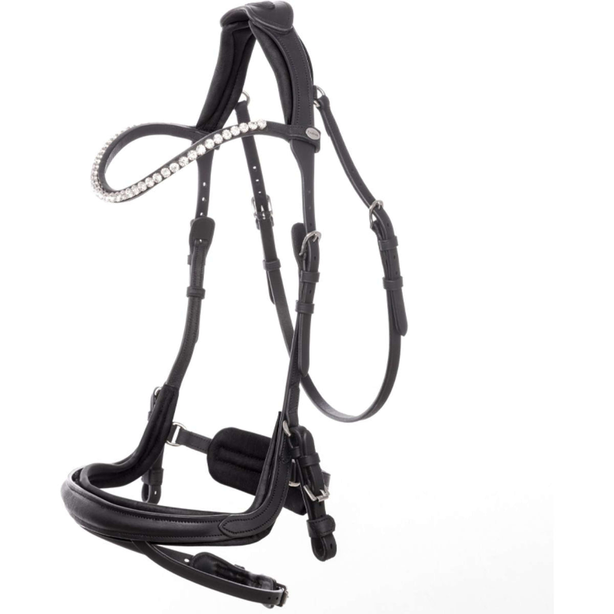 Kavalkade Briglia Caliano Nero/Argento