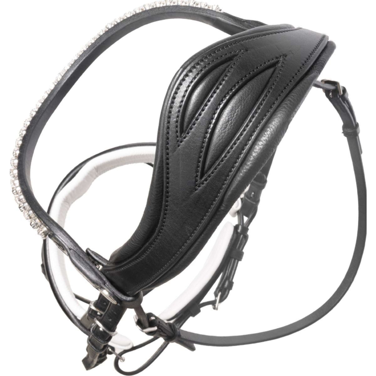 Kavalkade Briglia Liliana Nero/Vernice/Bianco