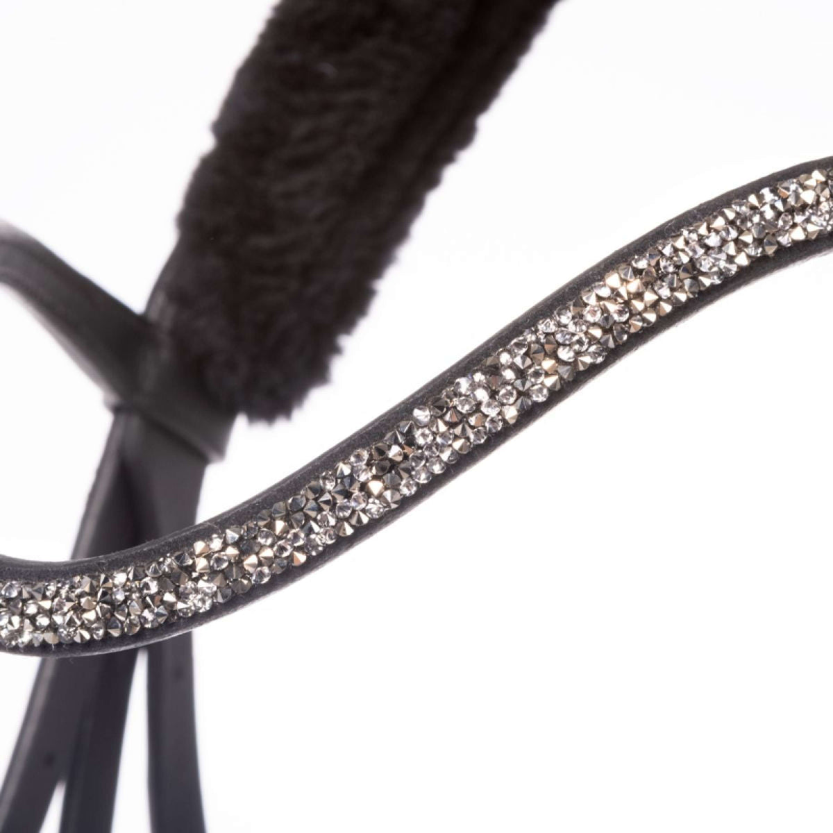 Kavalkade Briglia Ivella Faux Fur Nero/Vernice/Nero