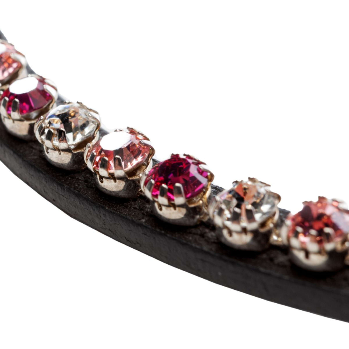 Kavalkade Frontalino Splendid Gebogen Nero/Rosa