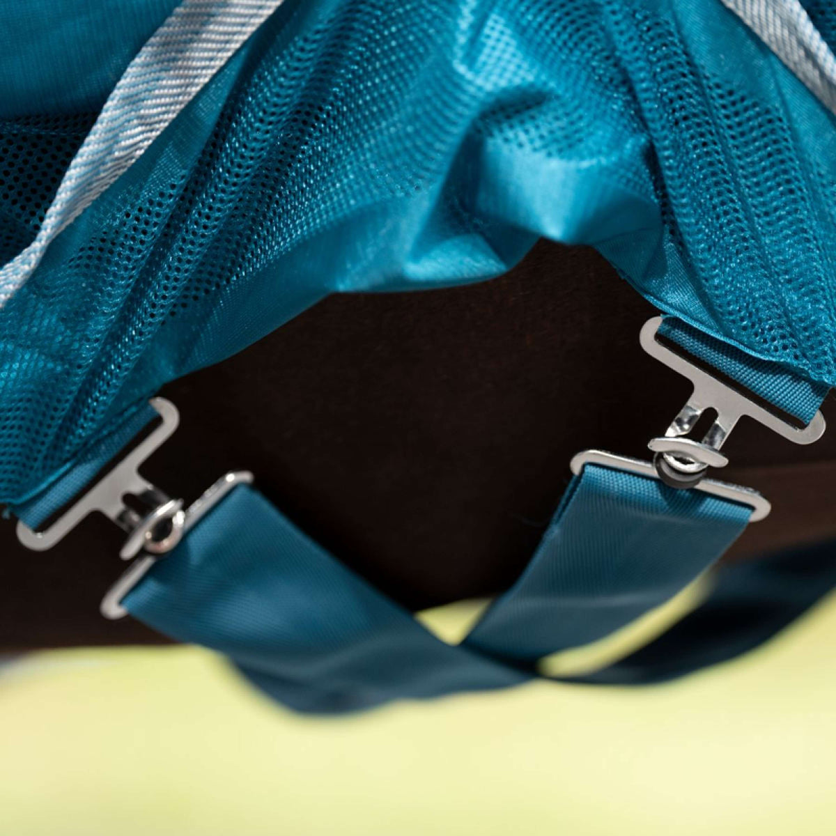 Kavalkade Coperta Antimosche Stripe Petrol