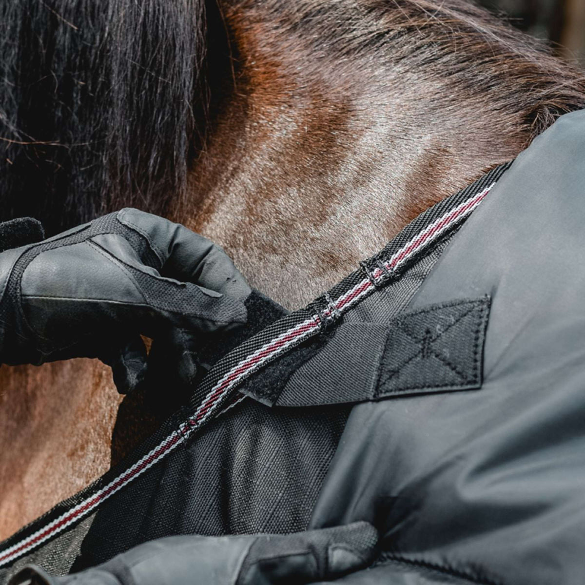 Kavalkade Copricollo Iceland 50 g Nero/Nero/Bordeaux/Grigio