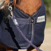 Kavalkade Coperta in Pile Shetty-Ecoline Navy