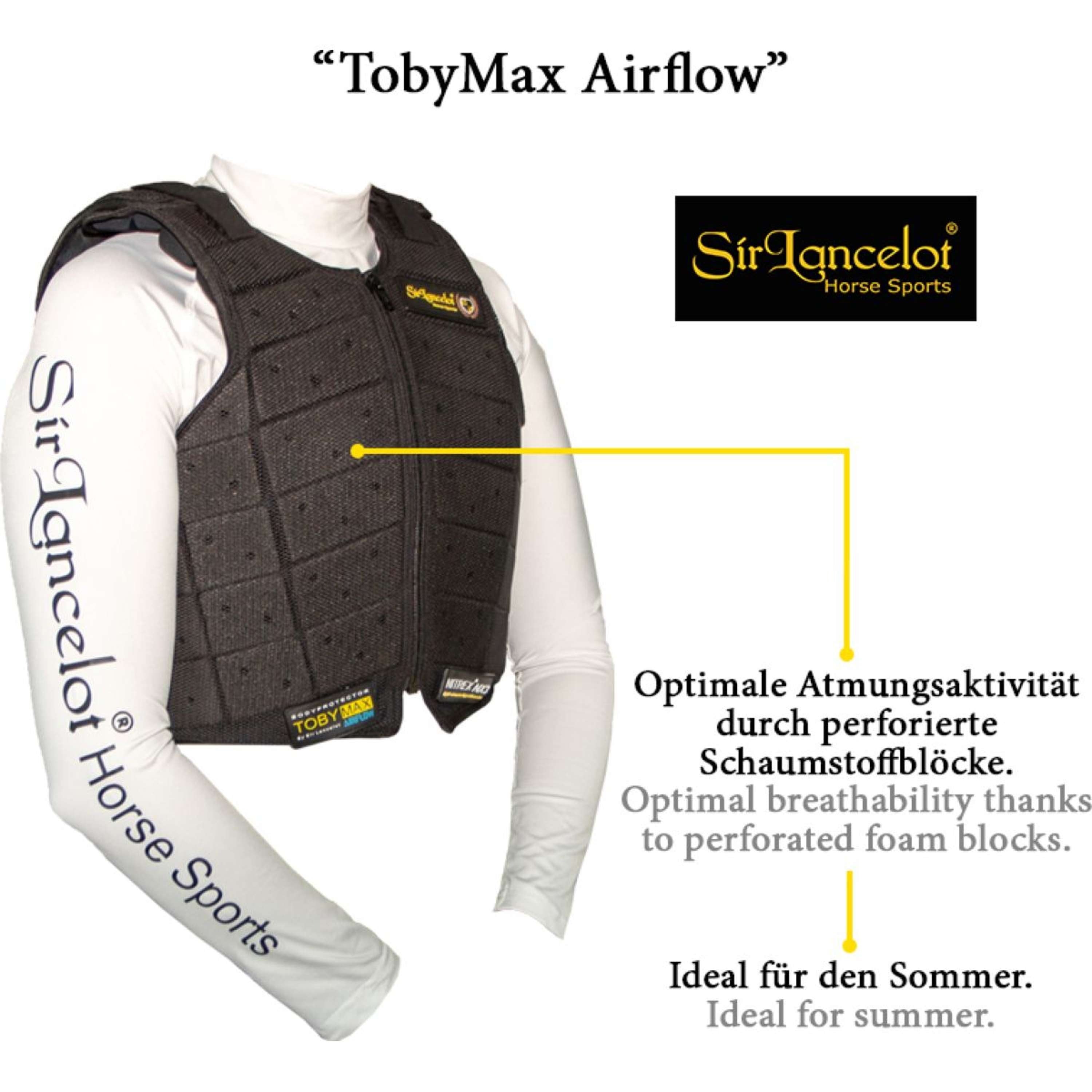 Kavalkade Corpetto protettivo Toby Max Airflow Summer Nero